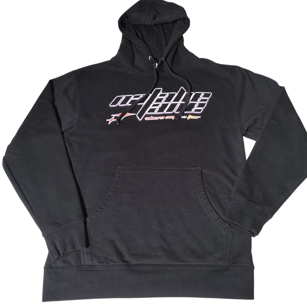 Natalie Jane Where Am I Again Tour Hoodie Black Graphic Sweatshirt Medium